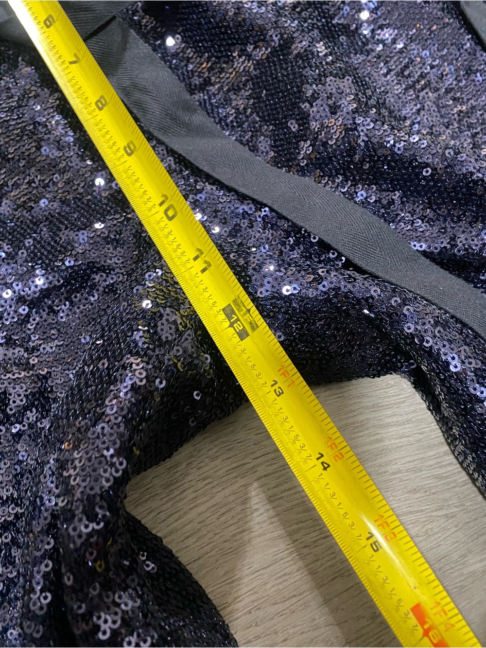 Cinq à Sept Sequin Giles Pant Navy Glam Fancy Drawstring Jogger Pants Small - Picture 8 of 9